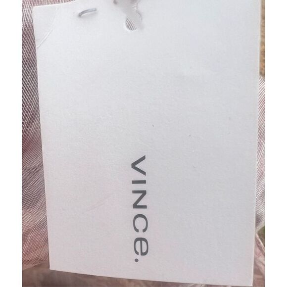 Vince Dahlia Print Long Sleeve Midi Dress in Lotus Shell NWT Size 2X - Picture 7 of 7